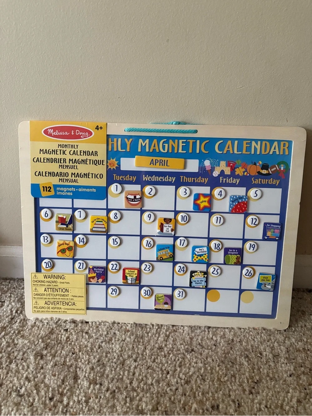 Melissa & Doug wooden magnetic